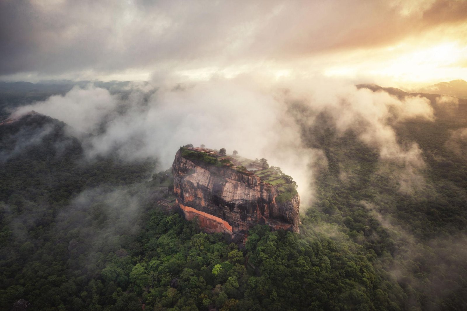Ancient Sri Lankan heritage rising from the landscape